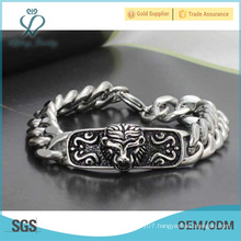Special style north skull bracelet,chain bracelet,316l stainless steel bracelet